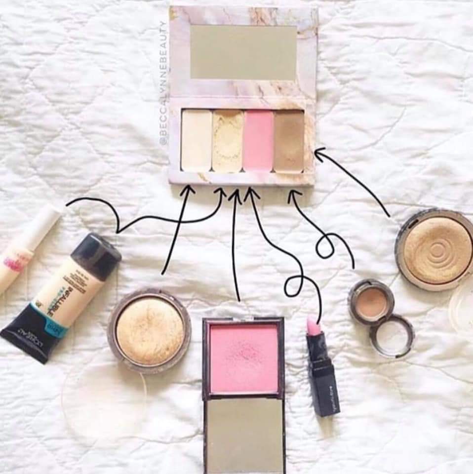 Do You Love What’s In Your Makeup Bag? Psst. You should. 2 blush, foundation, eyeshadow and concealer all fits in one palette