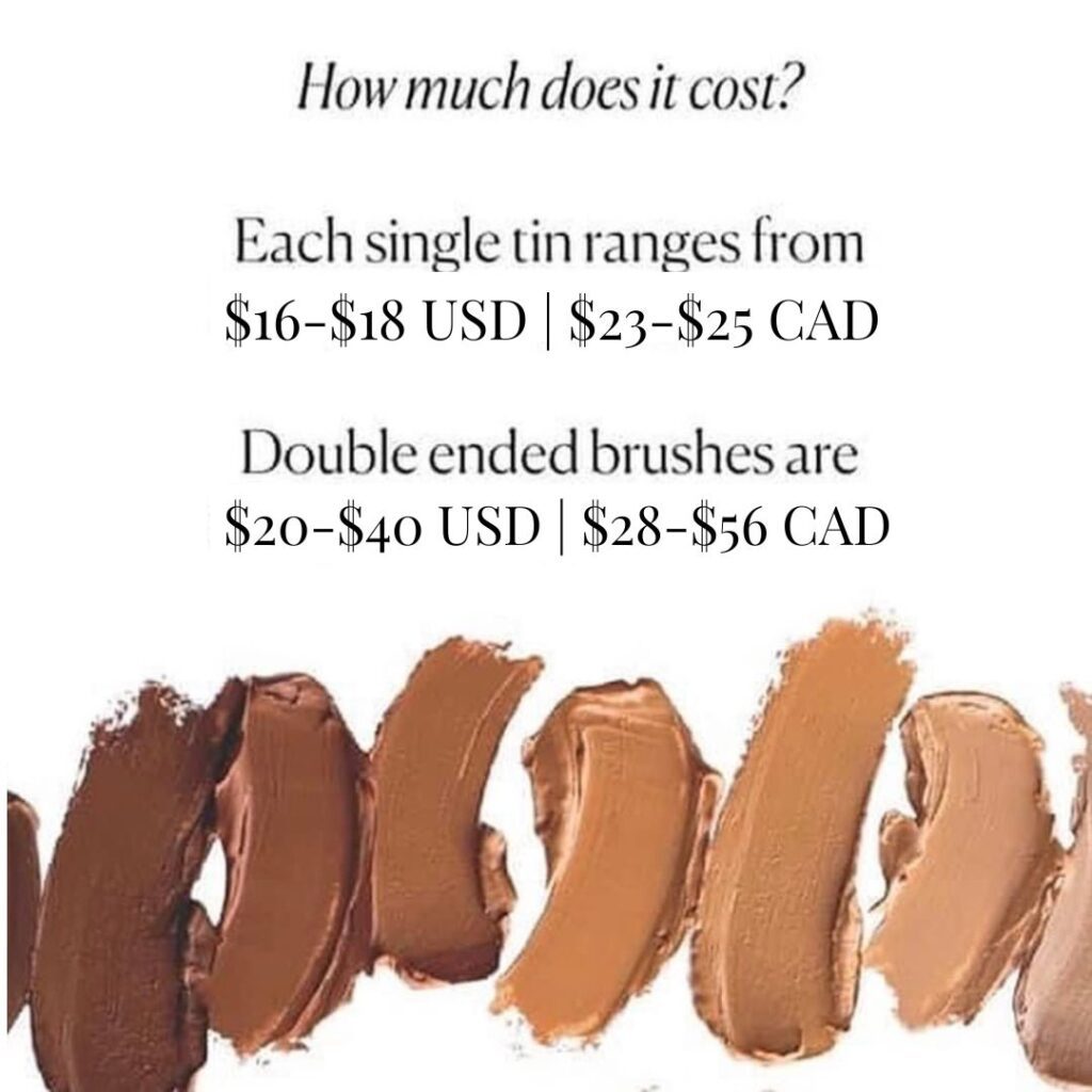 how much does the makeup cost