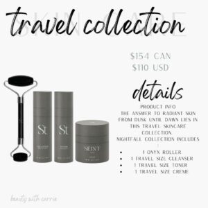 seint skincare travel system